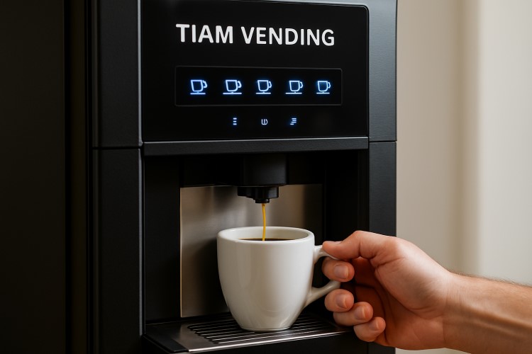 Speed ​​of serving drinks in coffee vending machines